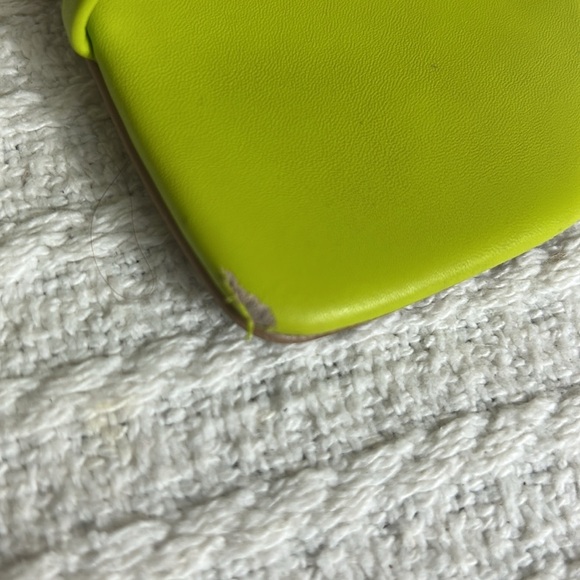 ASOS NAIROBI STAPPY TIE LEG HIGH HEELED SANDLES IN GREEN - Picture 8 of 8